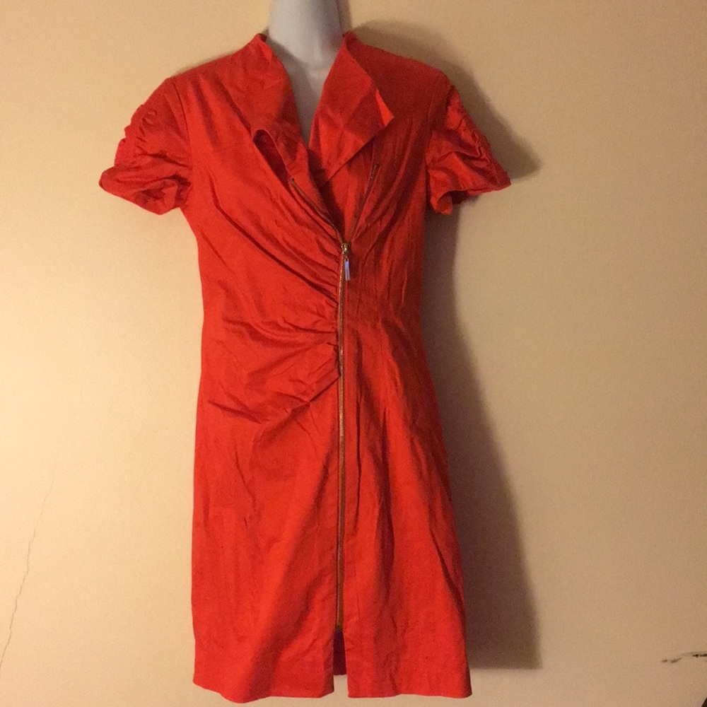 Zip front dress